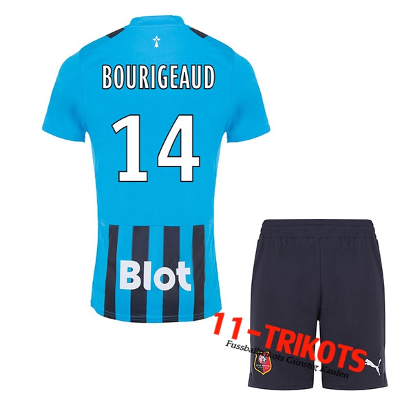 Stade Rennais (BOURIGEAUD #14) Kinder Third Trikot 2022/2023