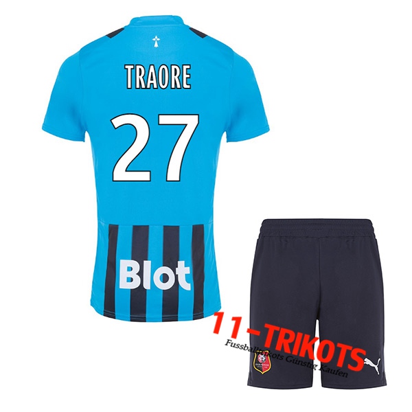 Stade Rennais (TRAORE #27) Kinder Third Trikot 2022/2023