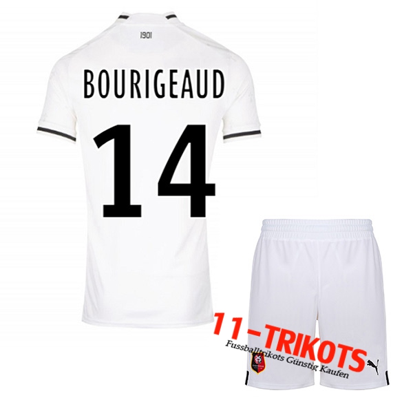Stade Rennais (BOURIGEAUD #14) Kinder Auswärtstrikot 2022/2023