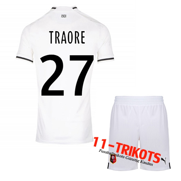 Stade Rennais (TRAORE #27) Kinder Auswärtstrikot 2022/2023