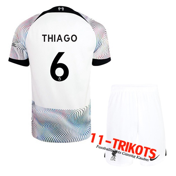 Liverpool (THIAGO #6) Kinder Auswärtstrikot 2022/2023