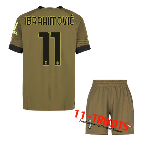 AC Milan (IBRAHIMOVIĆ #11) Kinder Third Trikot 2022/2023