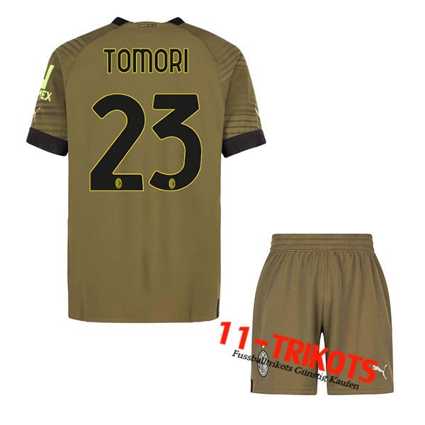 AC Milan (TOMORI #23) Kinder Third Trikot 2022/2023