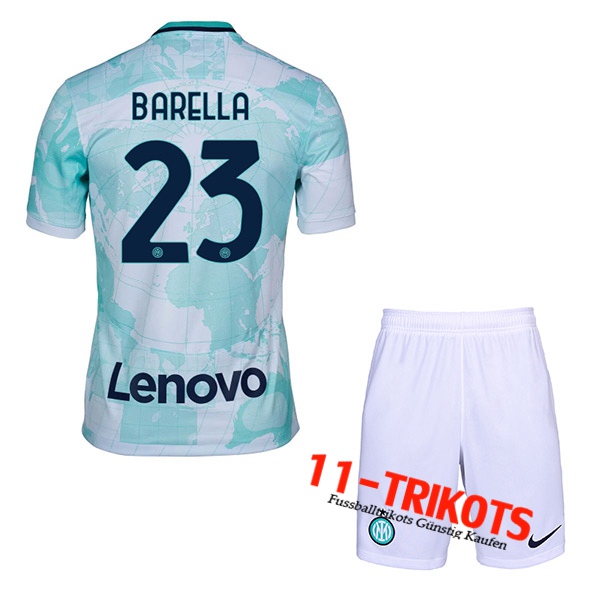 Inter Milan (BARELLA #23) Kinder Auswärtstrikot 2022/2023