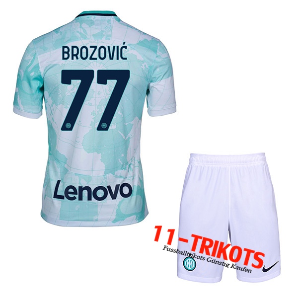 Inter Milan (BROZOVIĆ #77) Kinder Auswärtstrikot 2022/2023