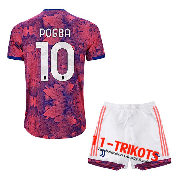 Juventus (POGBA #10) Kinder Third Trikot 2022/2023