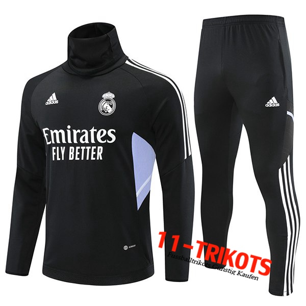 Real Madrid Trainingsanzug Schwarz 2022/2023