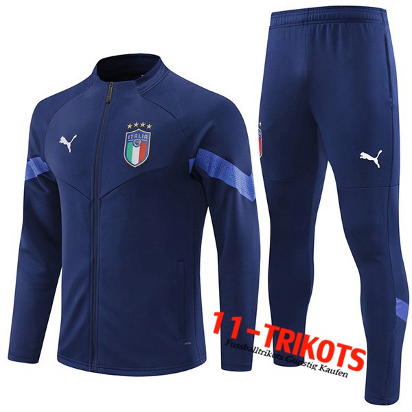 Italien Trainingsanzug (Jacke) Meerblaus 2022/2023