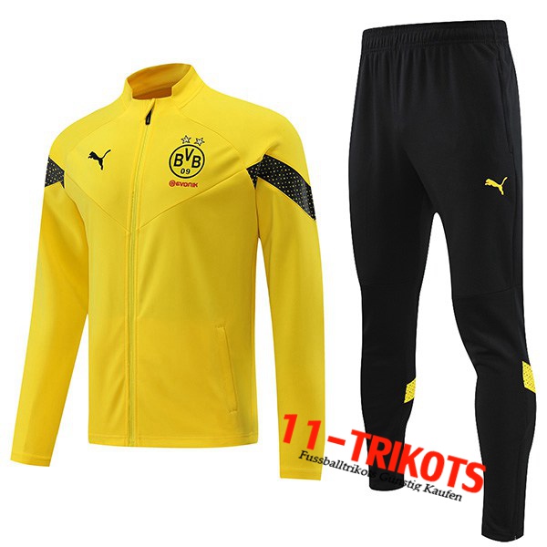 Dortmund BVB Trainingsanzug (Jacke) Gelb 2022/2023