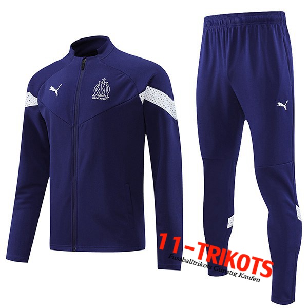 Marseille Trainingsanzug (Jacke) Violett 2022/2023