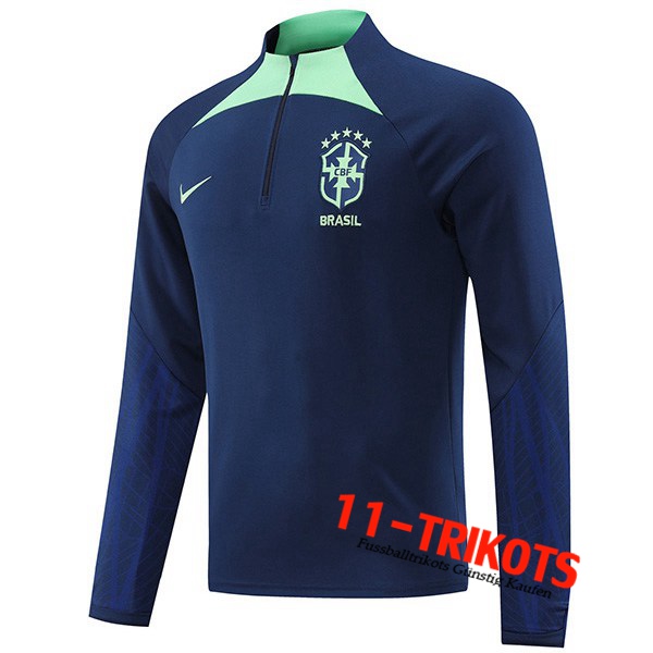 Brasilien Training Sweatshirt Meerblaus 2022/2023