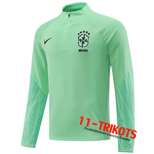 Brasilien Training Sweatshirt Grün 2022/2023