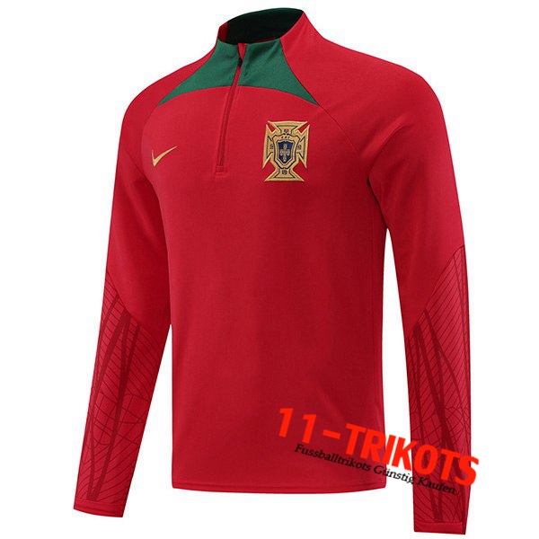Portugal Training Sweatshirt Rot 2022/2023