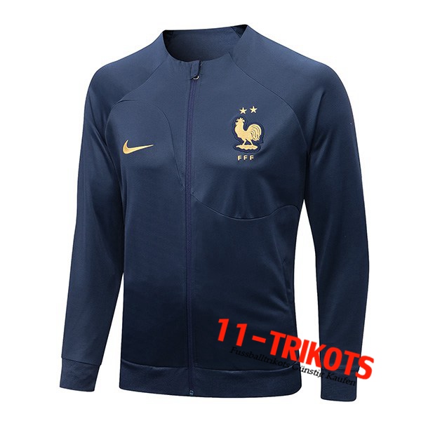 Frankreich Training Jacket Meerblau 2022/2023