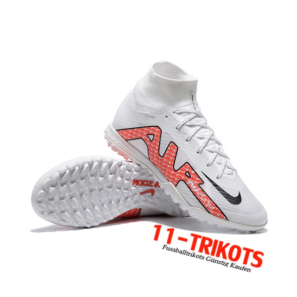 Nike Fussballschuhe Superfly 8 Academy TF Weiß/Rot