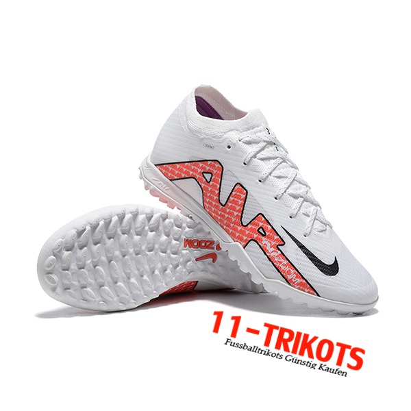 Nike Fussballschuhe Vapor 15 Academy TF Weiß/Rot