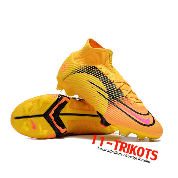 Nike Fussballschuhe Mercurial 14 High Gang FG Orange