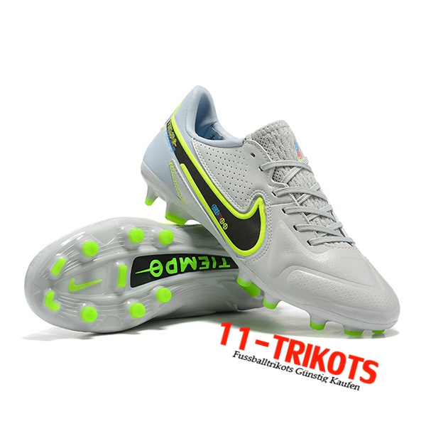 Nike Fussballschuhe Tiempo Legend 9FG Hellgrau