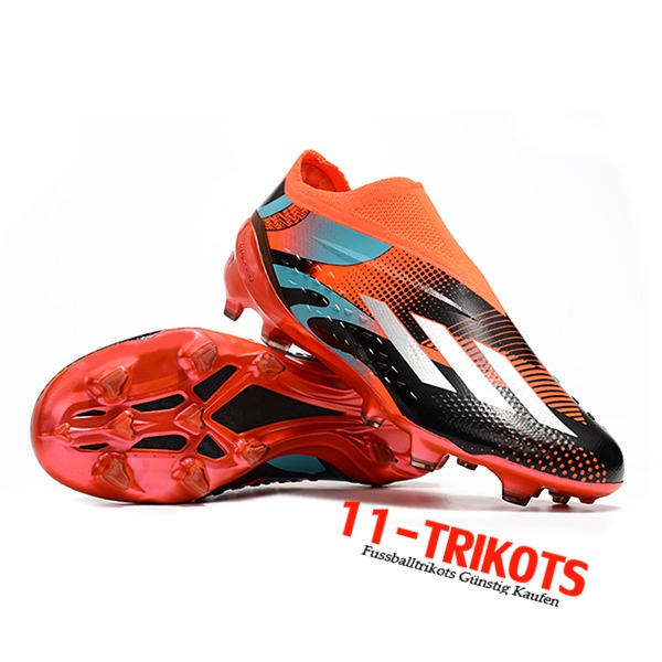 Adidas Fussballschuhe X Speedportal .1 2022 World Cup Boots FG Schwarz/Orange