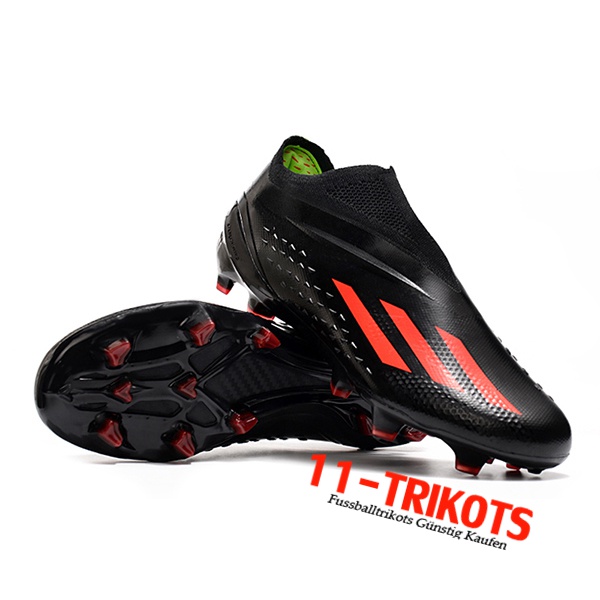 Adidas Fussballschuhe X Speedportal .1 2022 World Cup Boots FG Schwarz/Rot