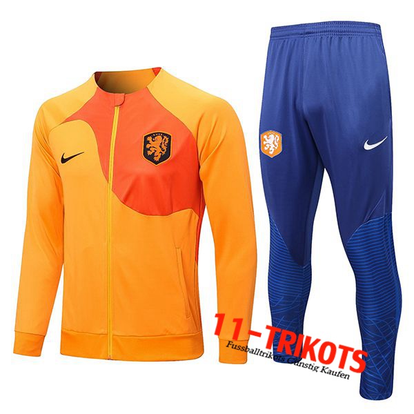 Niederlande Trainingsanzug (Jacke) Orange 2022/2023