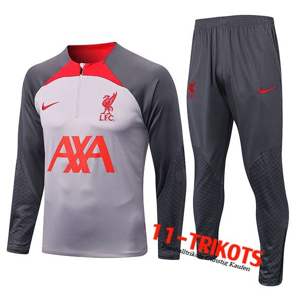 FC Liverpool Trainingsanzug Hellgrau 2022/2023