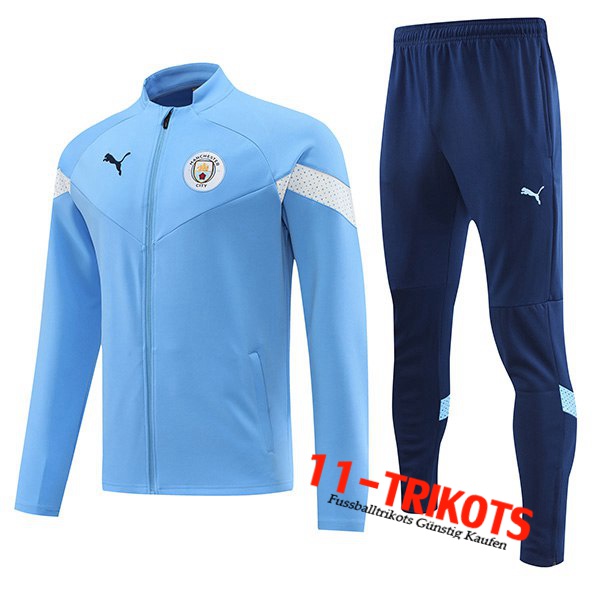 Manchester City Trainingsanzug (Jacke) Hellblau 2022/2023