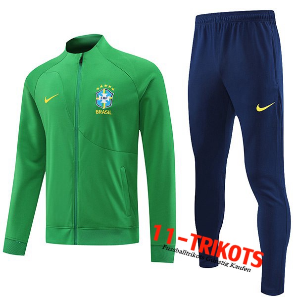 Brasilien Trainingsanzug (Jacke) Grün 2022/2023