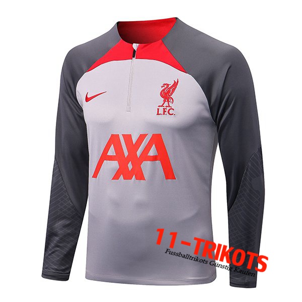 FC Liverpool Training Sweatshirt Hellgrau 2022/2023