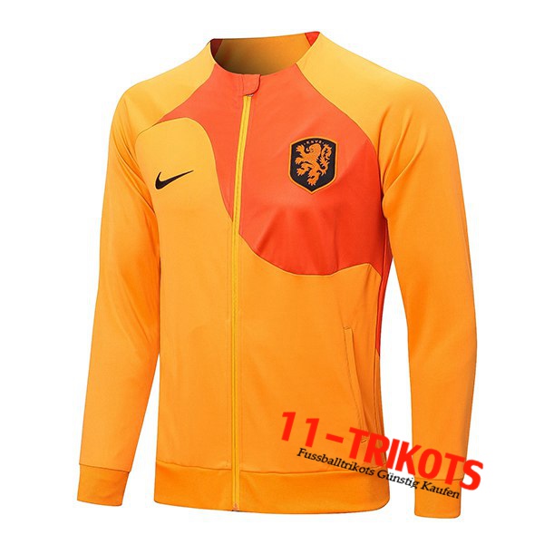 Niederlande Trainingsjacke Orange 2022/2023
