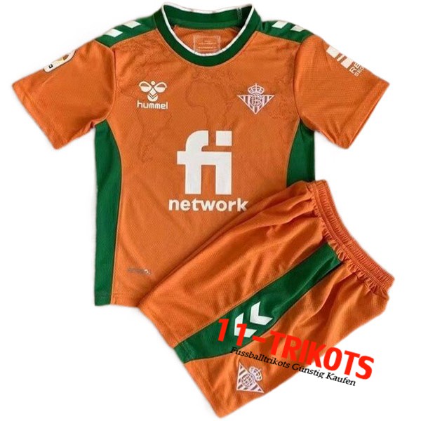 Neues Real Betis Kinder Third Trikot 2022/2023