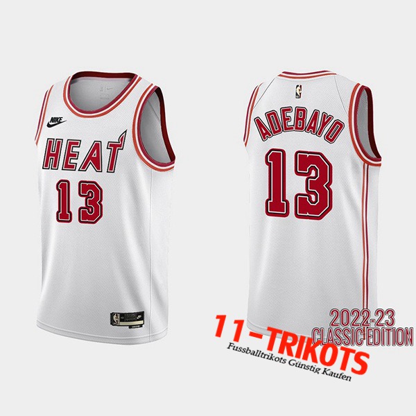 Miami Heat Trikots (ADEBAYO #13) 2022/23 Weiß