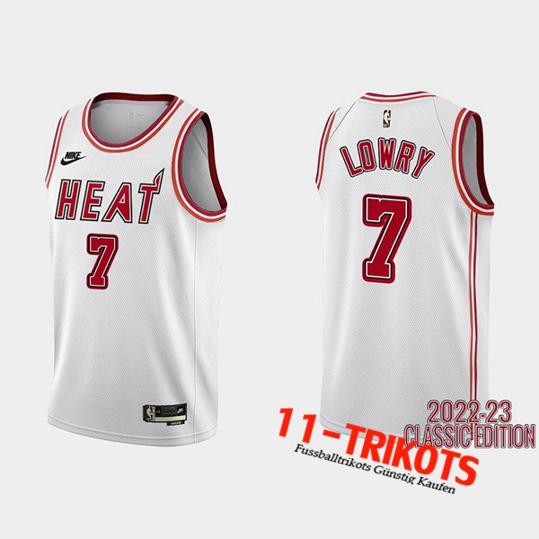 Miami Heat Trikots (LOWRY #7) 2022/23 Weiß