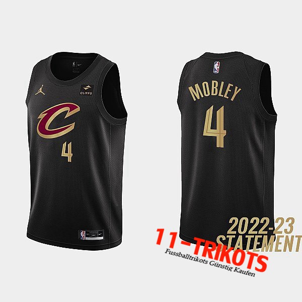 Cleveland Cavaliers Trikots (MOBLEY #4) 2022/23 Schwarz