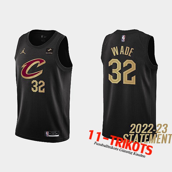 Cleveland Cavaliers Trikots (WADE #32) 2022/23 Schwarz