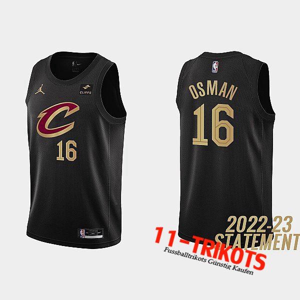 Cleveland Cavaliers Trikots (OSMAN #16) 2022/23 Schwarz