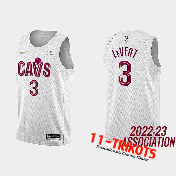 Cleveland Cavaliers Trikots (LEGrün #3) 2022/23 Weiß