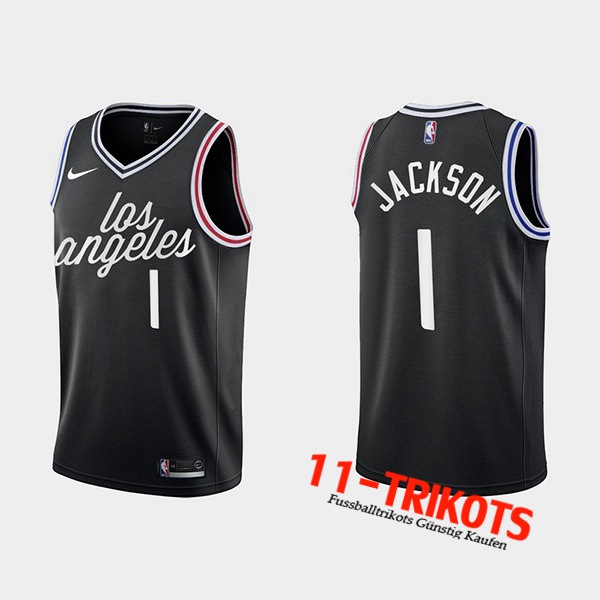 Los Angeles Clippers Trikots (JACKSON #1) 2022/23 Schwarz