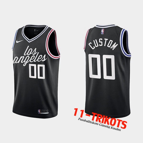 Los Angeles Clippers Trikots (CUSTOM #00) 2022/23 Schwarz