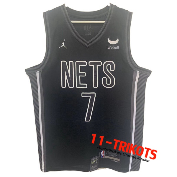 Brooklyn Nets Trikots (DURANT #7) 2022/23 Schwarz
