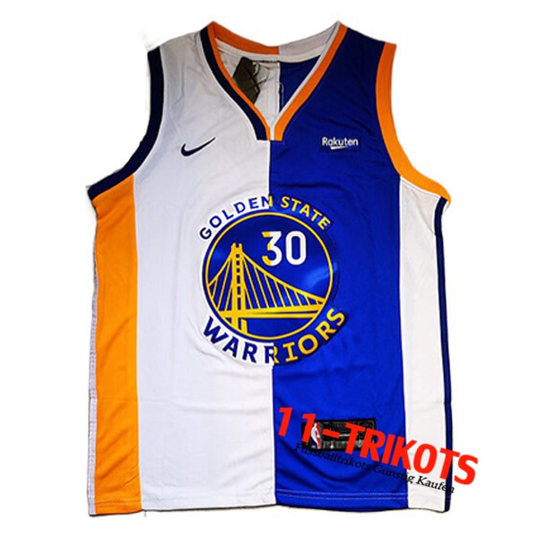 Golden State Warriors Trikots (CURRY #30) 2022/23 Weiß/Blau