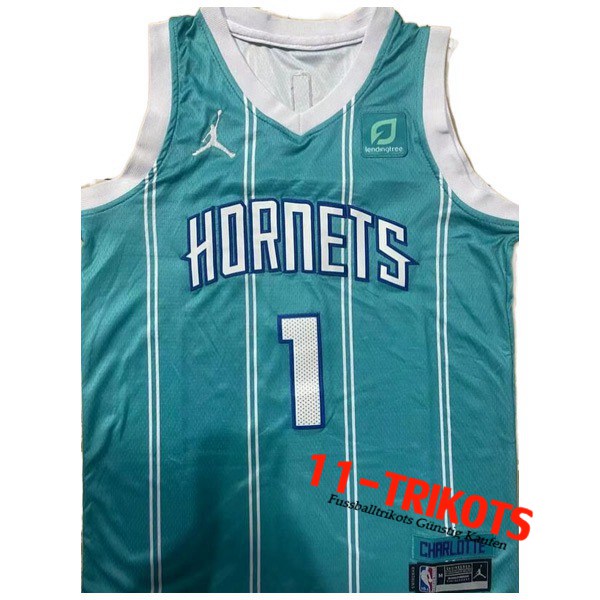 Charlotte Hornets Trikots (BALL #1) 2022/23 Hellblau