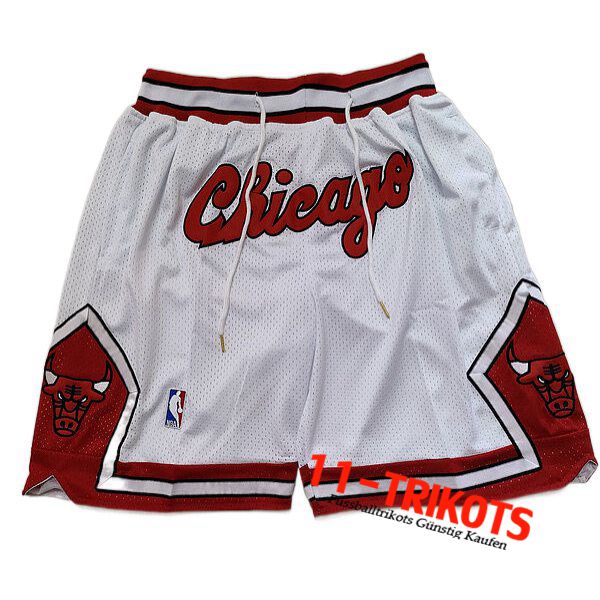 NBA Shorts Chicago Bulls Weiß