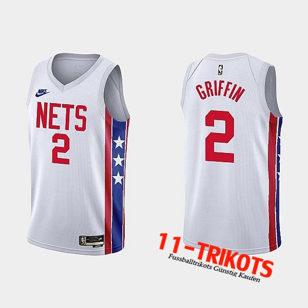 Brooklyn Nets Trikots (GRIFFIN #2) 2022/23 Weiß