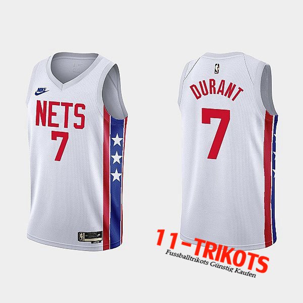 Brooklyn Nets Trikots (DURANT #7) 2022/23 Weiß