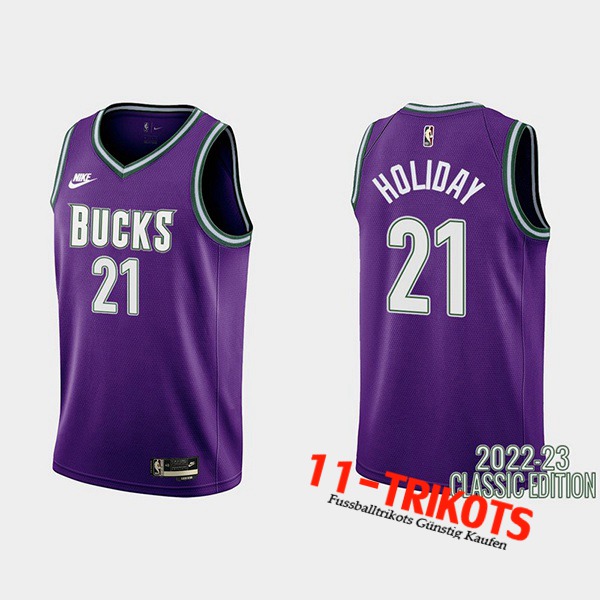 Brooklyn Nets Trikots (HOLIOAY #21) 2022/23 lila