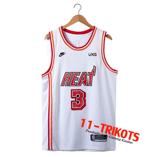 Miami Heat Trikots (WADE #3) 2022/23 Weiß