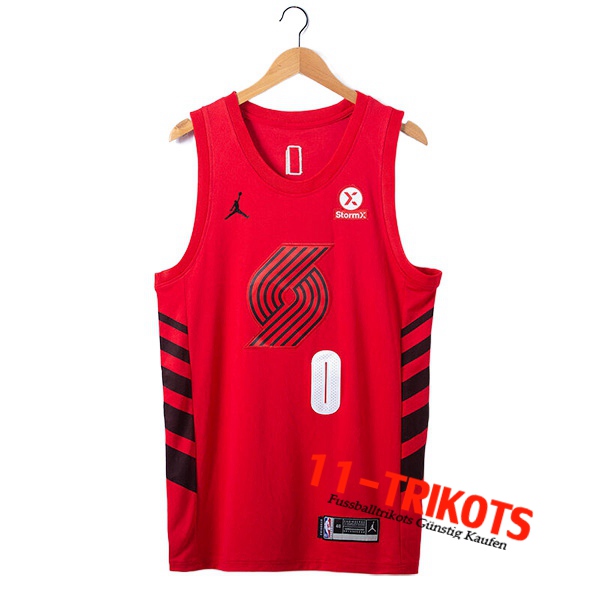 Portland Trail Blazers Trikots (LILLARD #0) 2022/23 Rot