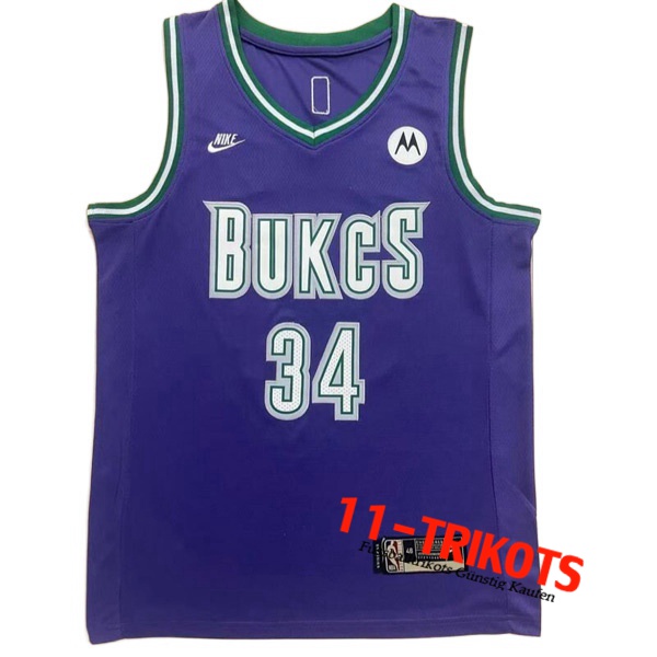 Milwaukee Bucks Trikots (ANTETOKOUNMPO #34) 2022/23 lila