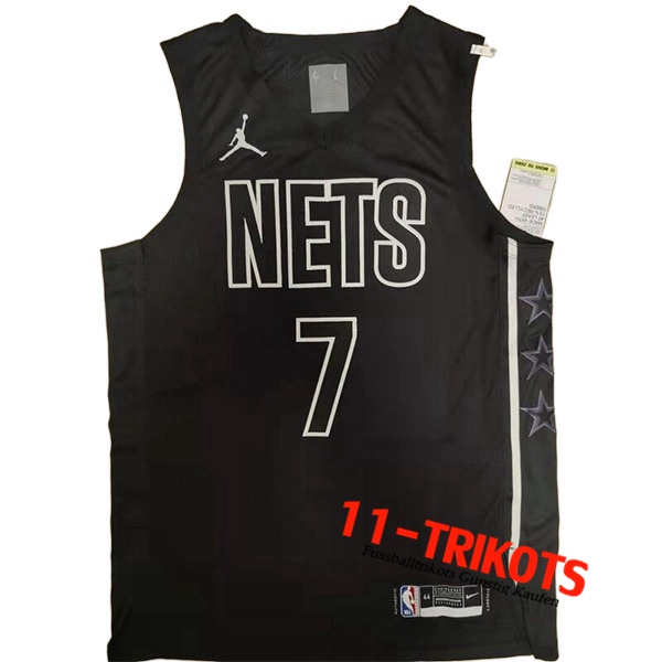 Brooklyn Nets Trikots (DURANT #7) 2022/23 Schwarz